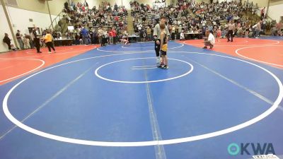 55 lbs Quarterfinal - Maverick Walters, Dark Cloud Wrestling Club vs Garrett Morgan, Saints Wrestling Club