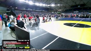 92 lbs Cons. Round 2 - Kylie Stafford, Twin City Wrestling Club vs Rownyn Sternod, Franklin Pierce Cardinal Wrestling Club