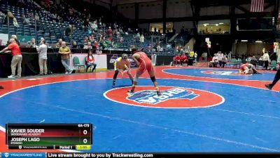 6A-175 lbs Semifinal - Joseph Lago, Etowah vs Xavier Souder, Woodward Academy