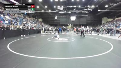 113 lbs Champ. Round 1 - Eric Vielhauer, Basehor-Linwood HS vs Kolton Wyatt, Emporia