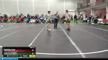 152 lbs Round 2 (8 Team) - Kolton Vlek, South Dakota Fury vs Kadyn Sauers, South Dakota Mania