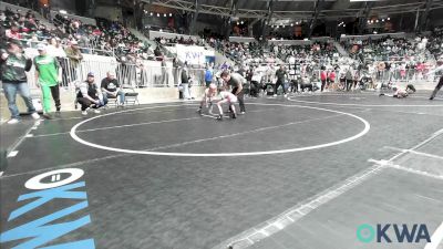 46 lbs Consi Of 16 #2 - Kyren Hiracheta, Carl Albert vs Baylor Shadwick, Berryhill Wrestling Club