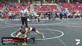 61 lbs Cons. Round 4 - John Dowell Lll, STL Warrior vs Hector Garay, Texas Elite