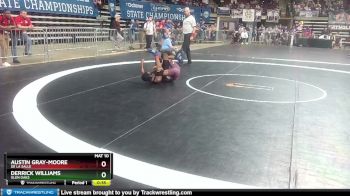 D 3 113 lbs Cons. Round 2 - Austin Gray-Moore, De La Salle vs Derrick Williams, Glen Oaks