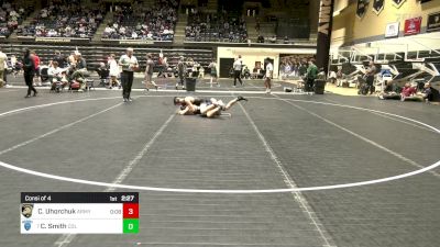 125 lbs Consi Of 4 - Caleb Uhorchuk, Army vs Connor Smith, Columbia