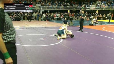 5A 120 lbs Champ. Round 1 - Caleb McVey, Vanguard Academy Rembrandt-Pharr vs Eli Johnson, Frisco Wakeland