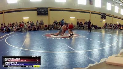 215 lbs Cons. Round 5 - Austin Reading, Bulldog Premier Wrestling Club vs Caleb Evans, The Fort Hammers Wrestling