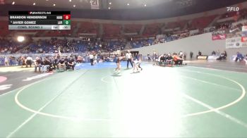 3A Boys 106 lbs Cons. Round 3 - Javier Gomez, La Pine Boys vs Brandon Henderson, Harrisburg Boys