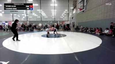 120 lbs Semifinal - Ryker Allen, Post Falls High School Wrestling vs Cooper Wing, Suples Wrestling Club