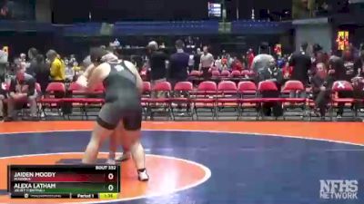 190 lbs Cons. Round 3 - Alexa Latham, Joliet (Central) vs Jaiden Moody, Minooka