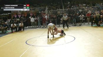138 2A 5th Place Match - LOGAN CHORNOBY, Pinellas Park H.S. vs Devyn Hicks, New Smyrna Beach Sr H S