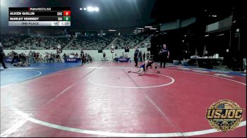 73 lbs 2nd Place - Alicen Quillin, Chickasha Youth Wrestling vs Marley Kennedy, Shelton Wrestling Academy