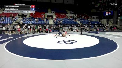 100 lbs Cons. Rd Of 32 - Triston Mouton, TN vs David Serrano, FL