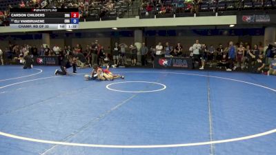 115 lbs Champ. Rd Of 32 - Carson Childers, Sebolt Wrestling Academy vs Eli VanBruaene, Contenders Wrestling Academy