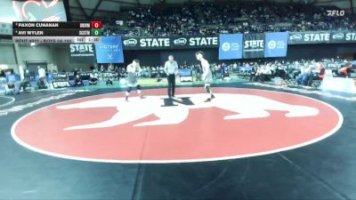 Boys 3A 150 lbs 1st Place Match - Avi Wylen, Shorecrest vs Paxon Cunanan, University