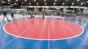 106 lbs 7th Place Match - Lucia Cheverie, Dickinson Wrestling Club vs Dani Curiel, BHRV Nighthawks