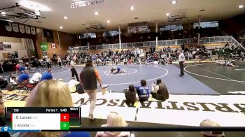 138 lbs 3rd Place Match - Dax Larsen, Coeur D`Alene High School vs Israel Acosta, Pullman