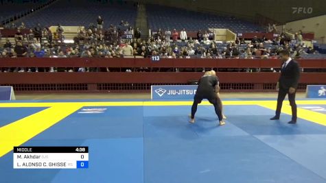 Mohamad Akhdar vs LUIS ALONSO C. GHISSELINI 2024 Pan IBJJF Jiu-Jitsu No-Gi Championship