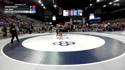 190 lbs Cons. Sub-rd Of 32 - Mason Earley, NY vs Asa Goff, CA