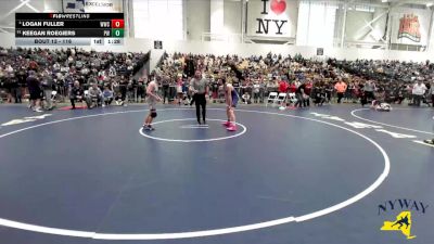 116 lbs Champ. Round 1 - Keegan Roegiers, Pal-Mac Wrestling vs Logan Fuller, WRCL Wrestling Club