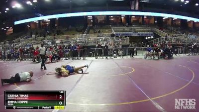 140 lbs Cons. Round 3 - Emma Hoppe, Viera vs Cathia Timas, Osceola (Kissimmee)