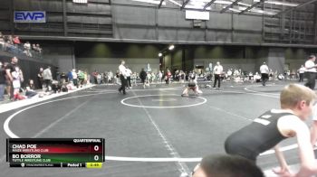 70 lbs Quarterfinal - Bo Borror, Tuttle Wrestling Club vs Chad Poe, Maize Wrestling Club