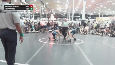 108 lbs 3rd Place - Nathan Schuman, Mat Assassins Black - HSC vs Arav Pandey, Prestige Worldwide Blue - HSC