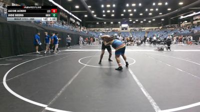 285 lbs 1st Place Match - Jude Beers, Northeast Oklahoma vs Jacob Acedo, Labette Community College