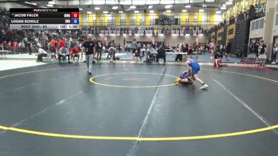 63 lbs Cons. Semis - Logan Schulz, Sebolt Wrestling Academy vs Jacob Falck, Iowa