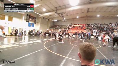 112 lbs Final - Kamden Bell, Sperry Wrestling Club vs Bryson Gelinas, Honey Badgers Wrestling Club