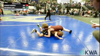52 lbs Semifinal - Kannon Gibbens, Rough Riders vs Odysseus Cain, Morrison Takedown Club