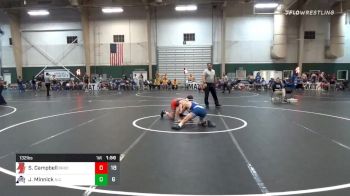 132 lbs Prelims - Schylar Campbell, Broken Bow High School vs Jaxon Minnick, Alliance High School