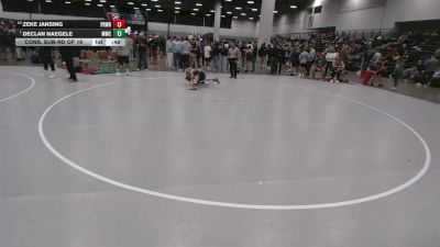 80 lbs Cons. Sub-rd Of 16 - Zeke Jansing, Prodigy Wrestling vs Declan Naegele, MWC Wrestling Academy