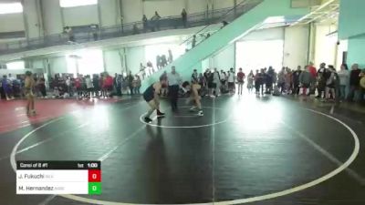 175 lbs Consi Of 8 #1 - Julian Fukuchi, Silverback WC vs Mason Hernandez, Adrenaline