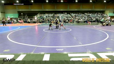 43 lbs Consi Of 16 #2 - Evander Welsh, Patriot Mat Club vs Kiah Alcon, Stout Wrestling Academy, Farmington, N.M