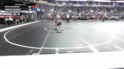 65 lbs Round Of 16 - Kirch Shumaker, Webb City Youth Wrestling vs Jeremiah Minikwu, Ciwc Team Intensity