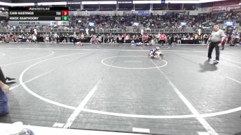 49 lbs Round Of 16 - Cain Hastings, Trailhands vs Knox Gantvoort, Rough Riders