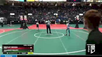 71 lbs Cons. Round 1 - Maverick Malott, PPY2 vs Bentley Bergen, OFWA