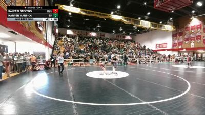 70-76 lbs Quarterfinal - Harper Marsico, Riverton Middle School vs Kaleesi Stevens, Fort Washakie Middle School