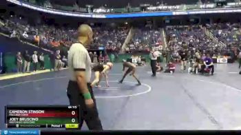 4 lbs Quarterfinal - Cameron Stinson, Mallard Creek vs Joey Bruscino, Southeast Guilford