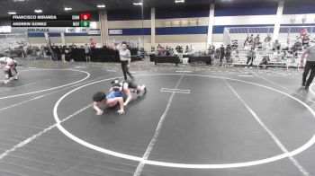 126 lbs 5th Place - Francisco Miranda, Sunnyside Wrestling vs Andrew Gomez, Misfits