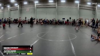 84 lbs Round 2 (8 Team) - Dexter Toporoff, CTWHALE vs Matteo Danise, Mat Assassins Red