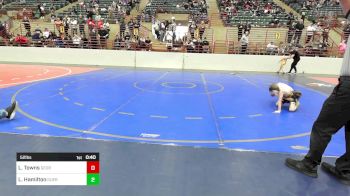 52 lbs 3rd Place - Lincoln Towns, Georgia vs Lucas Hamilton, Guerrilla Wrestling Academy