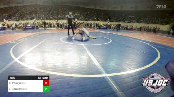 75 lbs Round Of 16 - Kambrye Pitmon, Sulphur Youth Wrestling Club vs Ely Garrett, D3 Wrestling Cluib