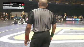 174 lbs Quarterfinal - Tyson Sherlock, Davidson vs Max Magayna, North Dakota State