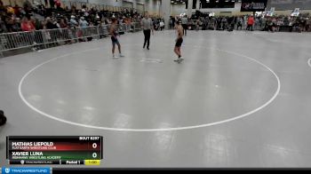 108 lbs Cons. Round 2 - Mathias Liepold, Flat Earth Wrestling Club vs Xavier Luna, Ironhawk Wrestling Academy