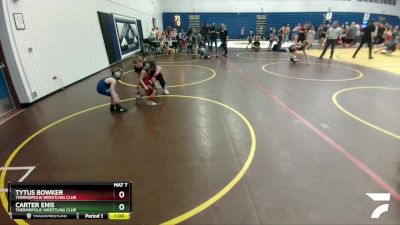 36 lbs Round 3 - Carter Enis, Thermopolis Wrestling Club vs Tytus Bowker, Thermopolis Wrestling Club