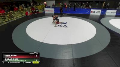 165 lbs Cons. Round 2 - Shabab Ghani, Vasky BrosPitman Wrestling Club vs Dyami Allen, California