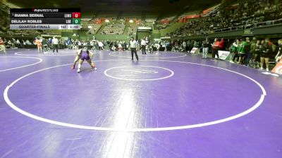 125 lbs Quarterfinal - Rianna Bernal, Lemoore vs Delilah Robles, Liberty (Bakersfield)