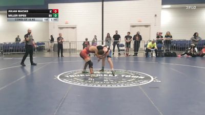 144 lbs Consi Of 16 #2 - Julian Macias, AZ vs Miller Sipes, MO